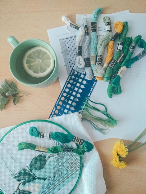 súprava pre výšivku